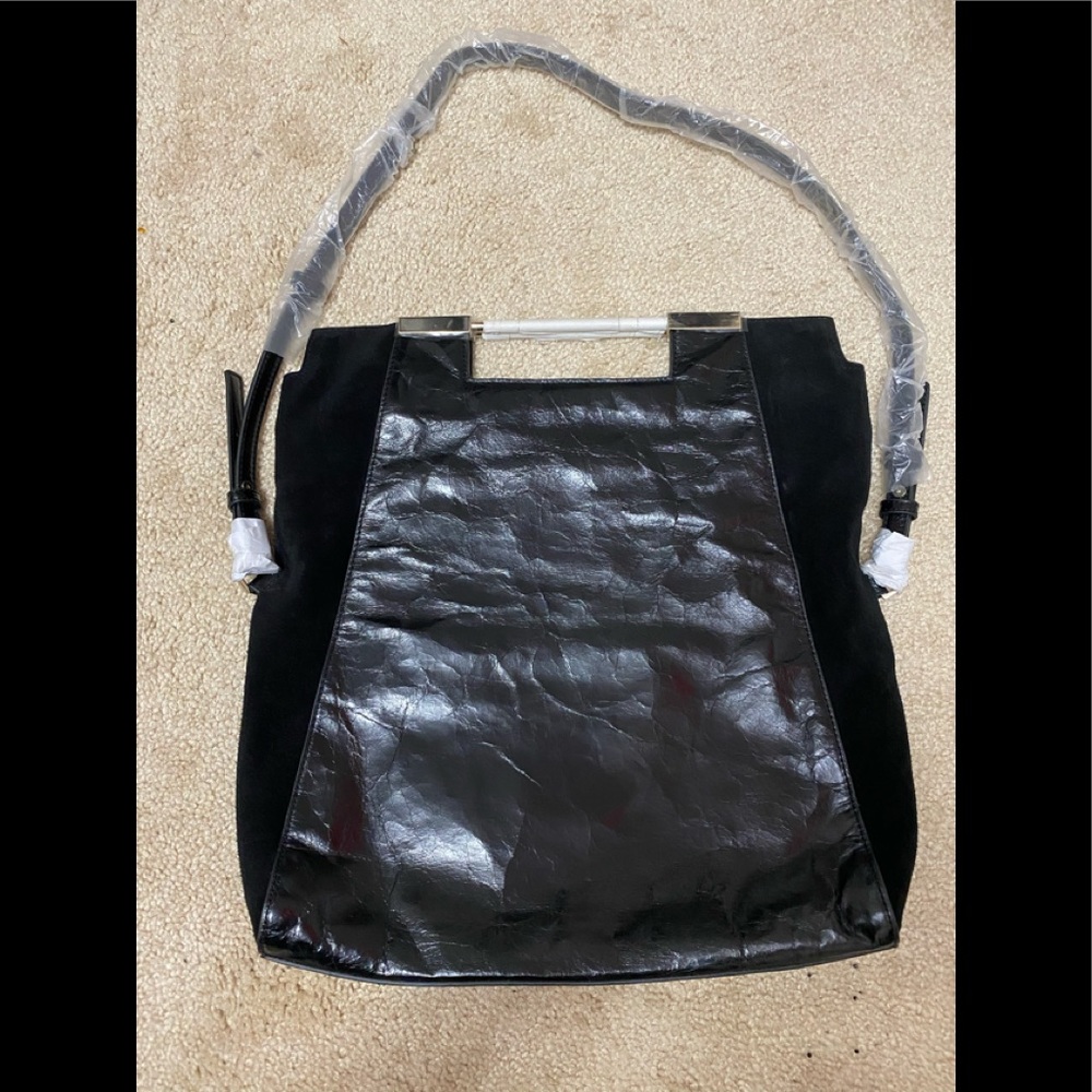 Halston Heritage Leather/Suede Handbag